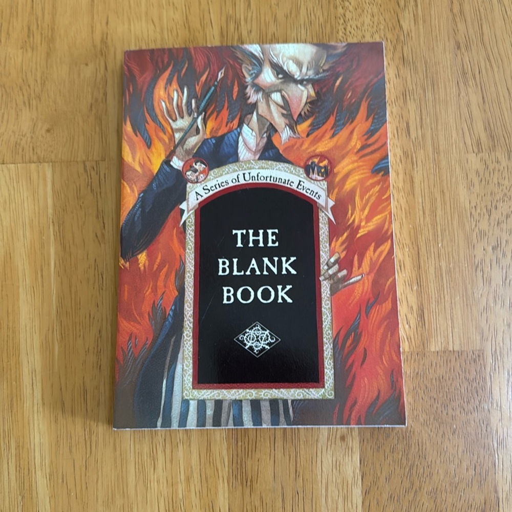 ✋New A Series of Unfortunate Events The Blank Book Paperback